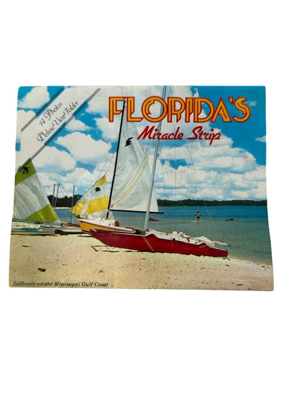 Vintage Florida's Miracle Strip Souvenir Photo Booklet 14 Scenic Views Gulf Coas
